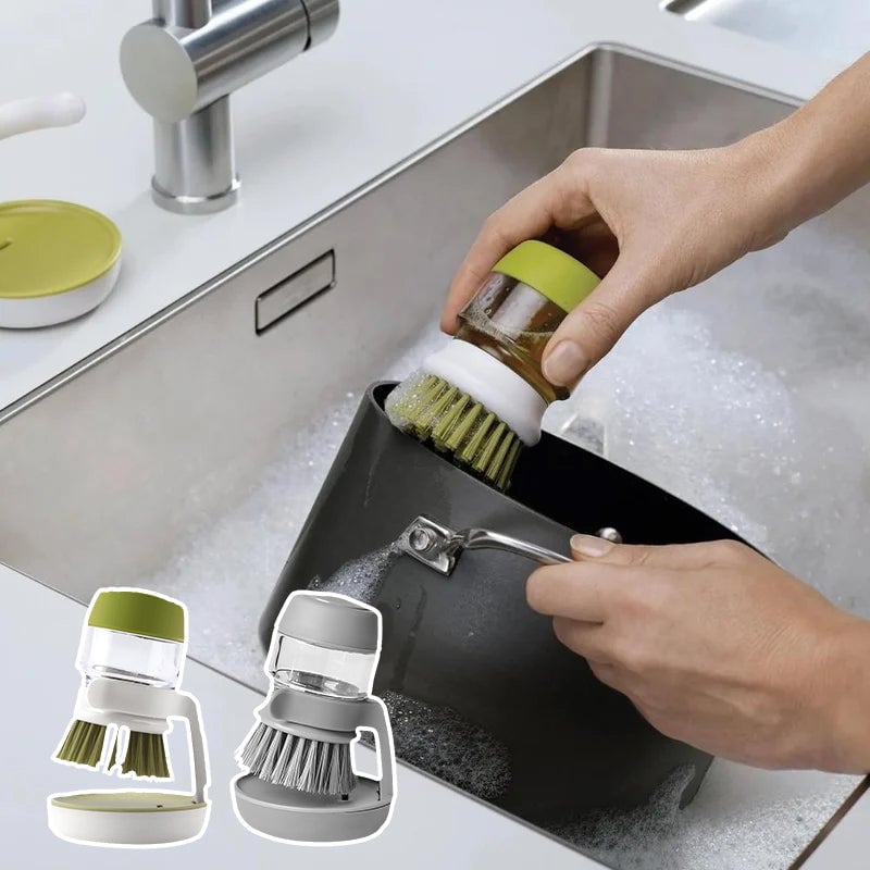 Multifunctional Pressing Cleaning Brush