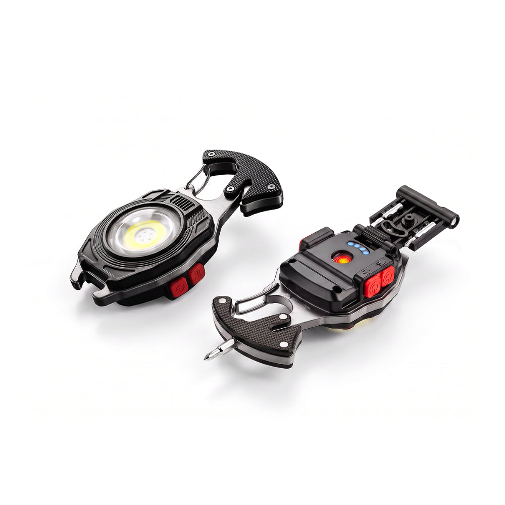 💡8-in-1 Multifunctional Keychain Flashlight🔦🌈