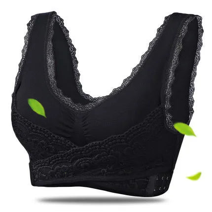 Comfy Corset Bra Front Cross Side Buckle Lace Bras