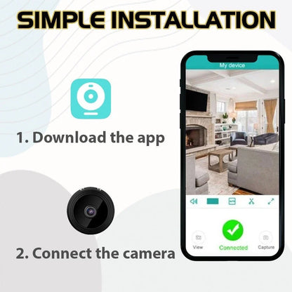 Mini 1080p HD Wireless Magnetic Security Camera