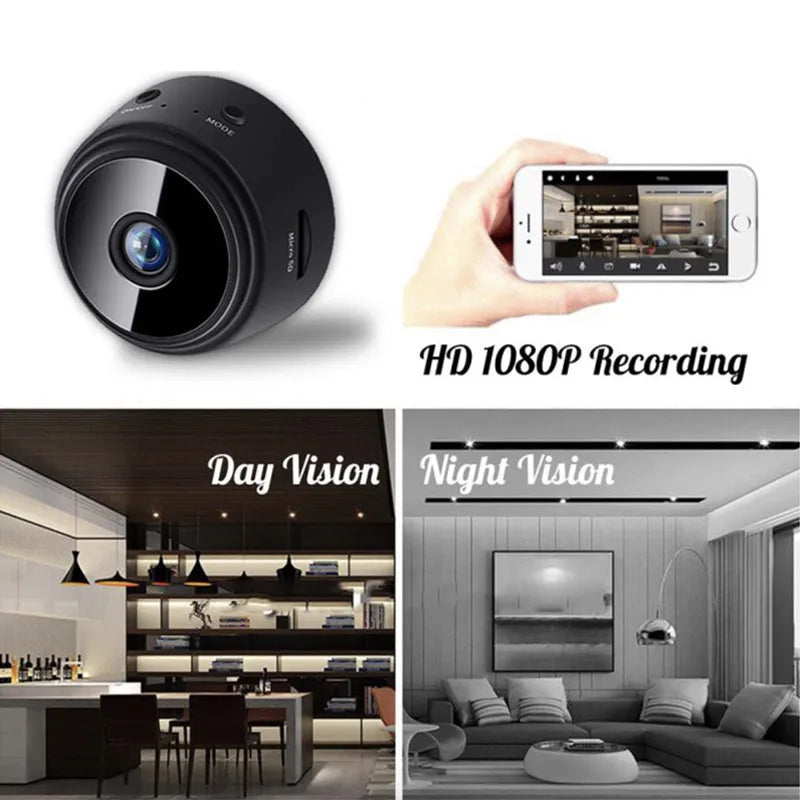 Mini 1080p HD Wireless Magnetic Security Camera