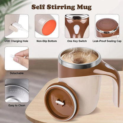 Sales 49% OFF-Automatic Magnetic Stirring Coffee Mug