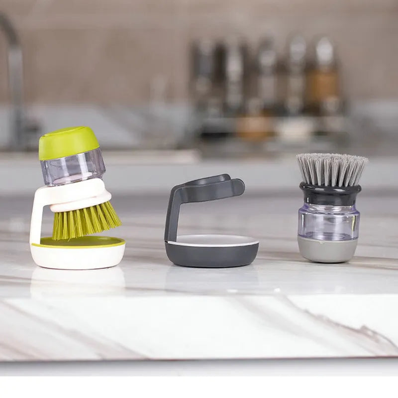 Multifunctional Pressing Cleaning Brush