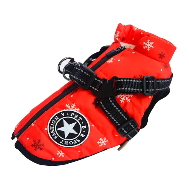 THE-91.STORE ™ - WATERPROOF WINTER JACKET WITH BUILT-IN HARNESS.