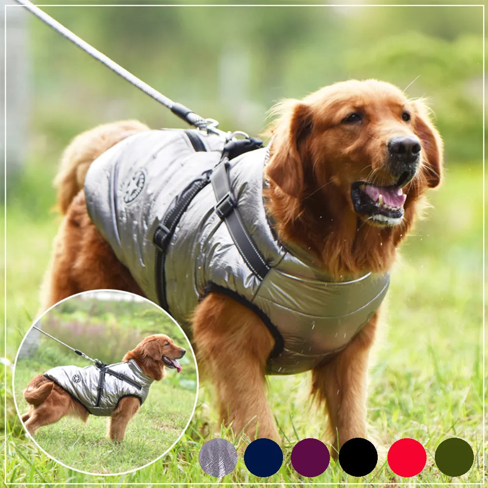 THE-91.STORE ™ - WATERPROOF WINTER JACKET WITH BUILT-IN HARNESS.