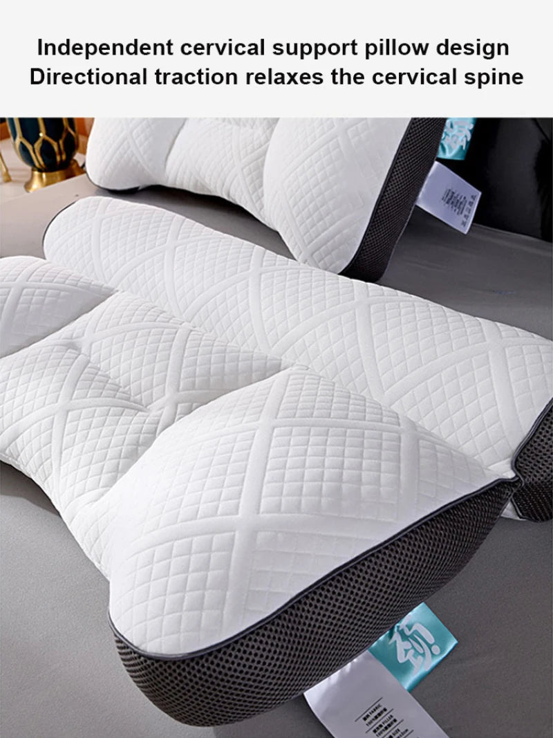 🔥 HOT SALE 🔥-Sleep Enhancing Cervical Support Comfort Down Pillow