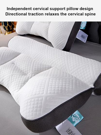 🔥 HOT SALE 🔥-Sleep Enhancing Cervical Support Comfort Down Pillow