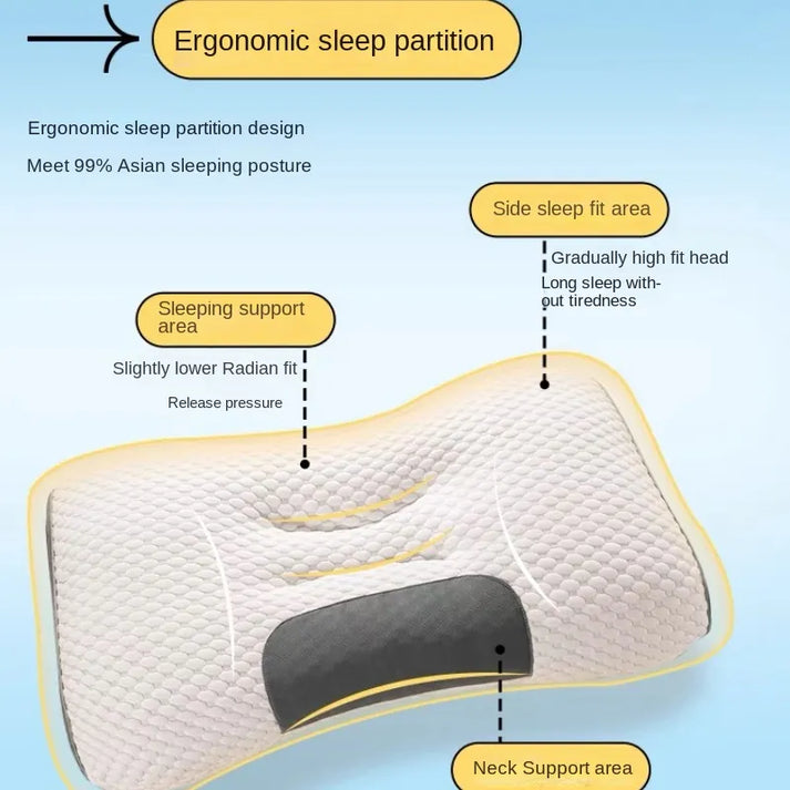 Pillows help sleep well and protect the neck