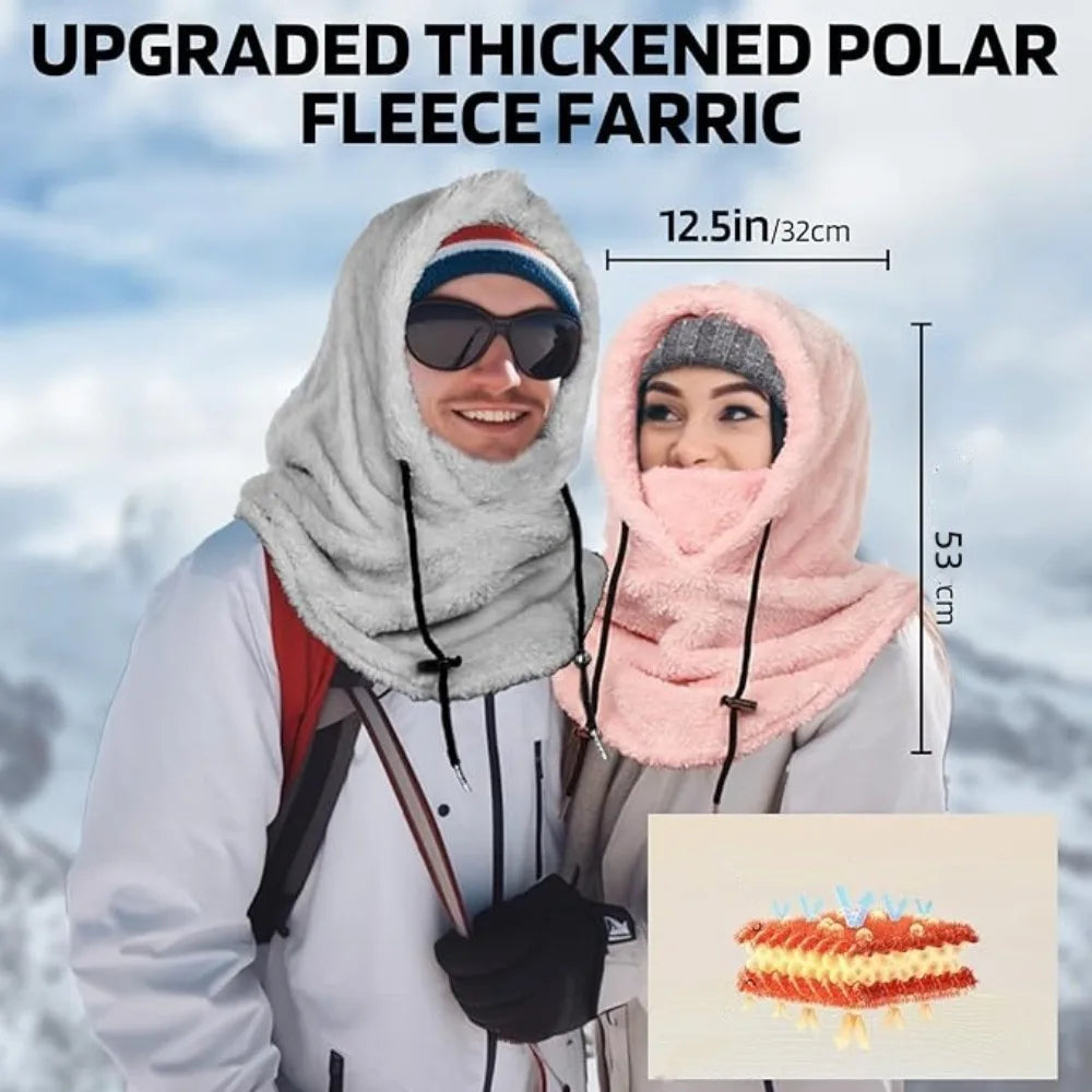 The Best Christmas Gift🎄🎁Sherpa Hood Ski Mask