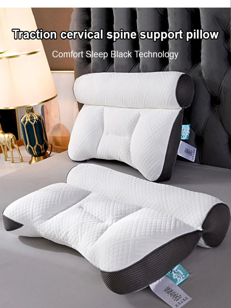 🔥 HOT SALE 🔥-Sleep Enhancing Cervical Support Comfort Down Pillow