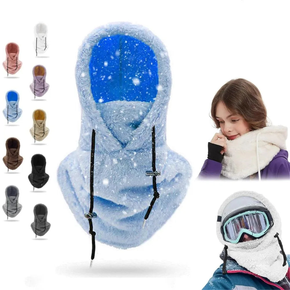 The Best Christmas Gift🎄🎁Sherpa Hood Ski Mask