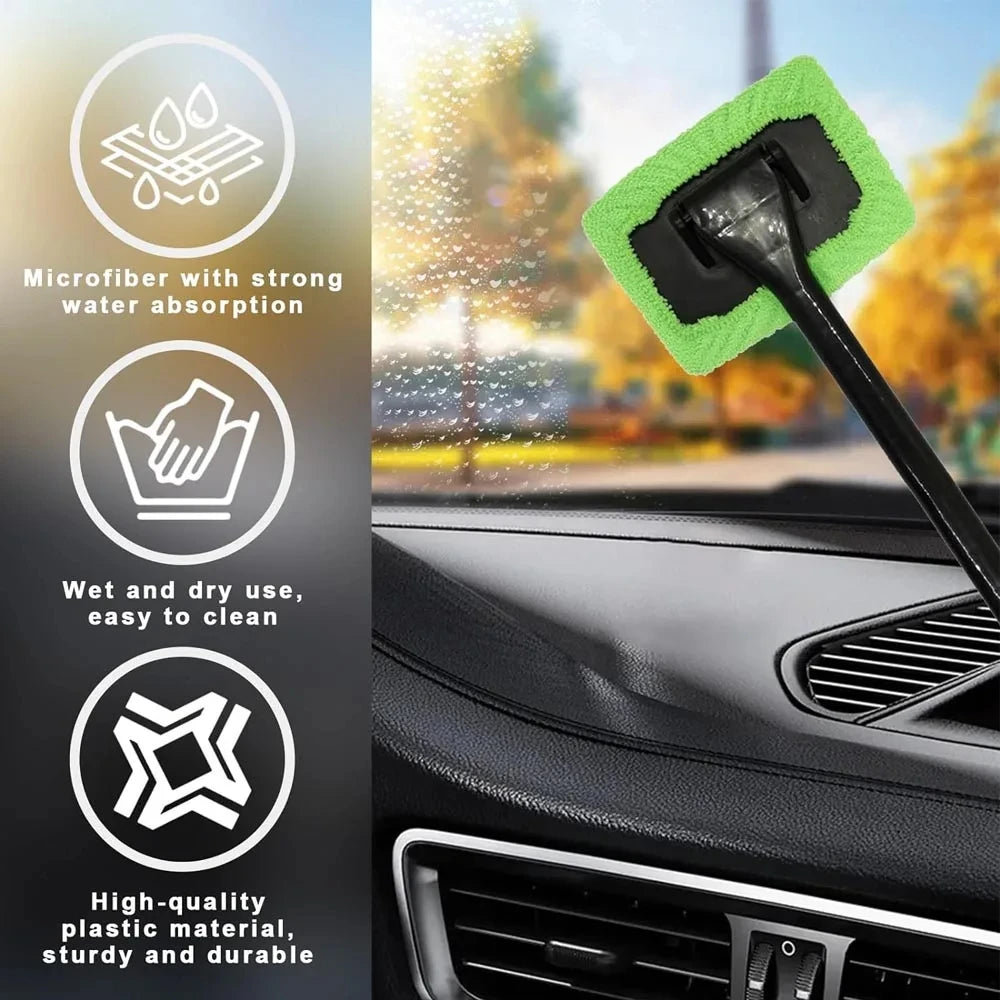 🔥Microfiber Car Windshield Cleaner Tool