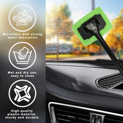 🔥Microfiber Car Windshield Cleaner Tool