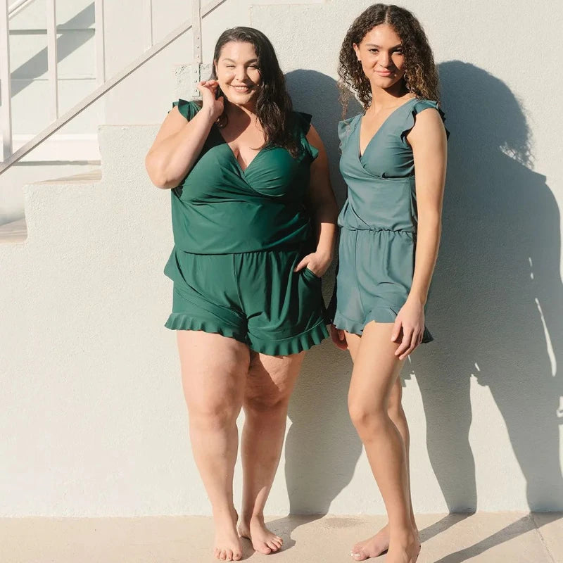 Swim Romper Built-in Bra