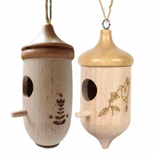 Wooden Hummingbird House-Gift for Nature Lovers