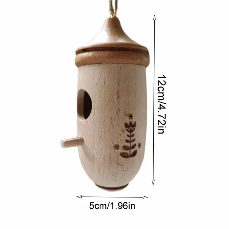 Wooden Hummingbird House-Gift for Nature Lovers