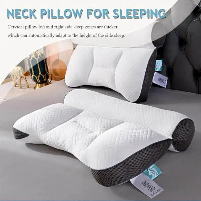 🔥 HOT SALE 🔥-Sleep Enhancing Cervical Support Comfort Down Pillow