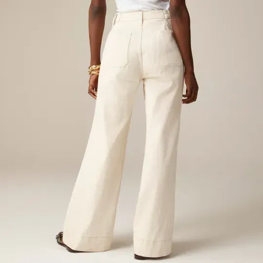 Tummy Control Sailor Wide Leg Trouser ⭐ 2024 Best Selling Jeans