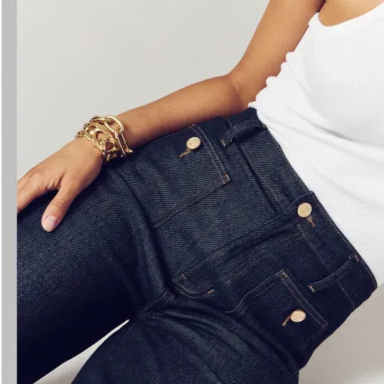 Tummy Control Sailor Wide Leg Trouser ⭐ 2024 Best Selling Jeans