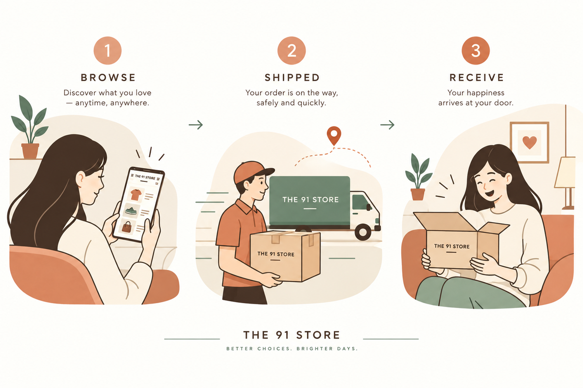 The 91 Store - Vintage Delivery Steps